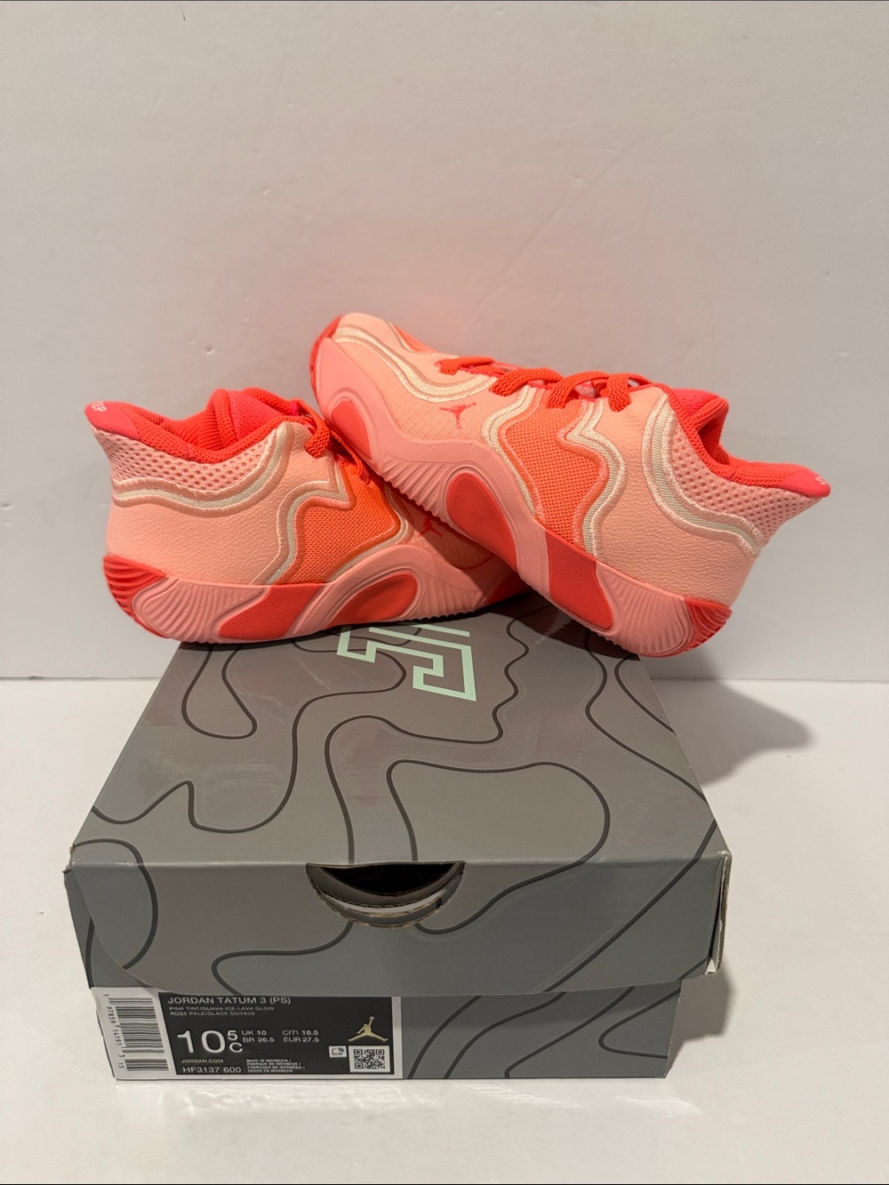 Tatum 3 ‘Pink Tint’ (PS) Sz: 10.5 (HF3137-600)
